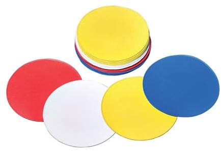 Mitre Lot de 20 Cônes de marquage Plats, Multicolore