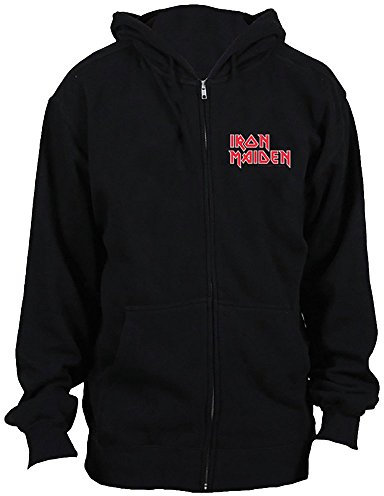 Official IRON MAIDEN Hoody/Hoodie Zip Up ~ No Prayer M