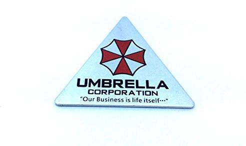 Umbrella Corporation Dreieck Resident Evil Metall Auto Aufkleber Abzeichen Decal
