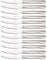 Arcos Lot de 12 couteaux de table monobloc en acier inoxydable 110 mm Argenté