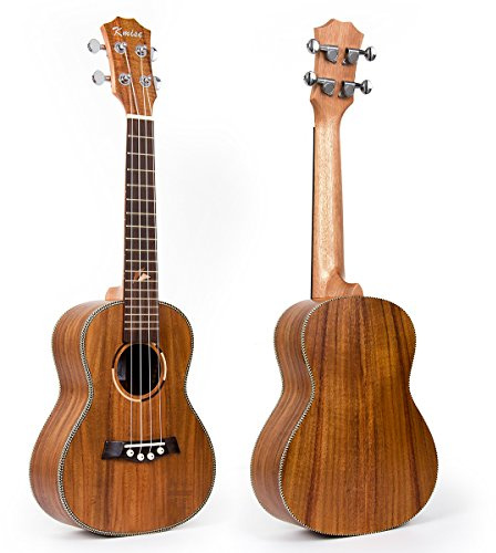 Kmise Konzert Ukulele Hawaii Gitarre 58,4 cm 18 Bünde mit Fichte Palisander
