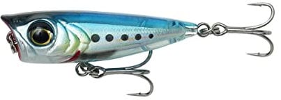 Savage Gear Salt Minnow Popper 4,3cm 4g - Oberflächenköder, Farbe:Ghost Sardine