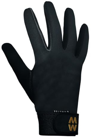 MACWET CLIMATIC LONG CUFF RIDING GLOVES (BLACK, 8.0)