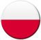 Kühlschrankmagnet Flagge Polen Magnet Länder Flaggen Reise Souvenir für Kühlschrank stark groß 50 mm