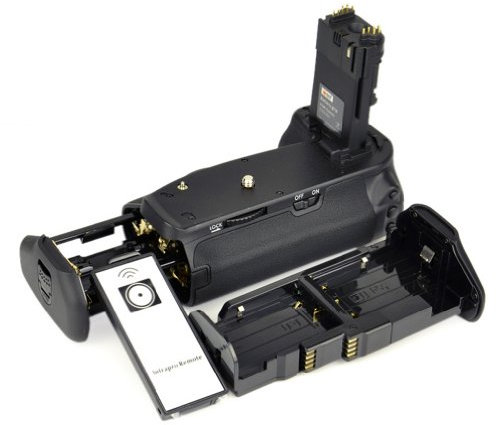 DSTE Telecomando Verticale Batteria Presa per Canon EOS 6D DSLR Fotocamera come BG-E13