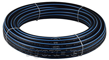 Agora-Tec PE-Rohr 25,0 x 2,3 mm 3/4 Zoll Hart (25 Meter Rolle) max. 12.5 bar SDR11