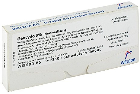 Gencydo 3% Injektionslösung