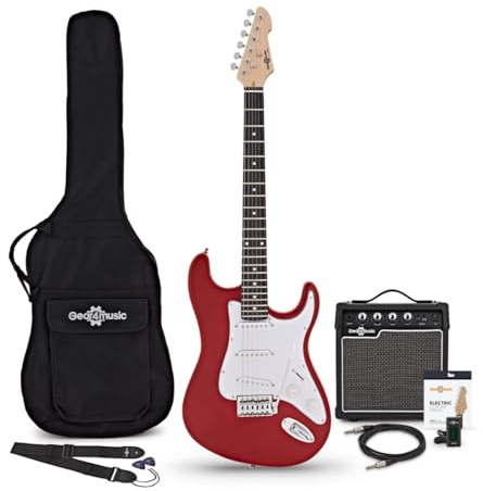 LA-E-Gitarre - Verstärker-Set Rot