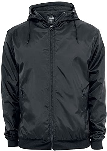 Urban Classics Windbreaker Uomo Giacca a vento nero L 100% nylon