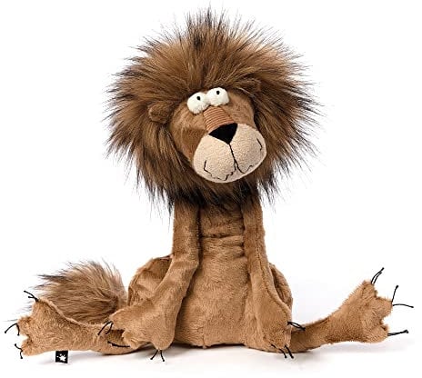 SIGIKID 38056 Metusa Leo Beasts Town Kinder und Erwachsene Kuscheltier empfohlen ab 3 Jahren braun, 17 x 18 x 33