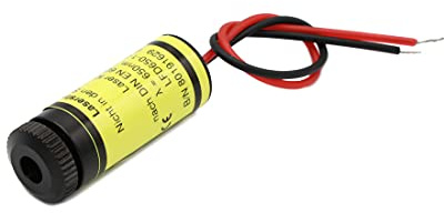 Laser Lasermodul Punktlaser rot 650nm 1mW 3VDC Fokus einstellbar 12x30,5mm - 70104080