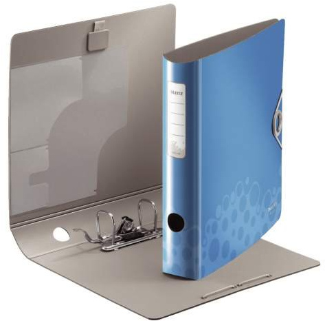 Leitz 10480035 5er Sparpack Qualitäts-Ordner Active Bebob 180° Qualitäts-Ordner Active Bebop 180°, PP, A4, schmal, blau 5er Pack