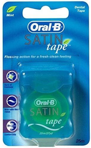 Oral-B Satin Tape Mint filo interdentale (3 X 25 m)