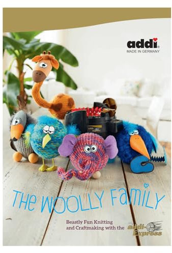 Addi Express Woolly Family Book AD9760 Winding Instead Bok, Wolle, Black, A4