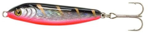 Jenzi Meerforellen Wobbler Lars Hansen barsch schwarz Silber 18g 4