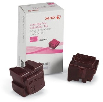 Xerox 108R00932 8570 ColorQube Standardkapazität 2 x 2.200 Seiten 2er-Pack, magenta
