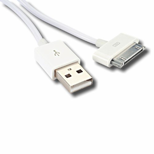 Câble Chargeur USB pour iPhone 4 4S 3 G 3 G 1 m Blanc