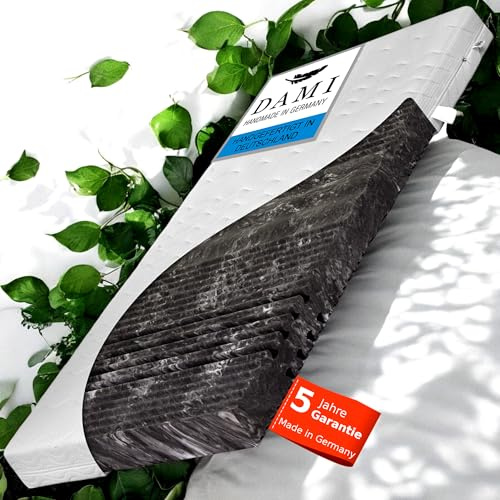 Air Balance DaMi 7-Zonen Matratze 90 x 200 cm, 16 cm hoch, für Guten Schlaf & gegen Rückenschmerzen, Orthopädische Bett-Matratze (RG 35 H2), Komfortmatratze Gel Komfort Schaum Mattress Roll