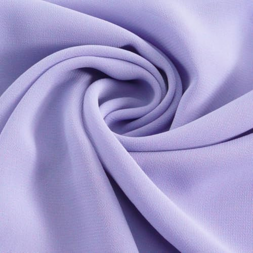 SCHÖNER LEBEN. Chiffon Meterware Flieder