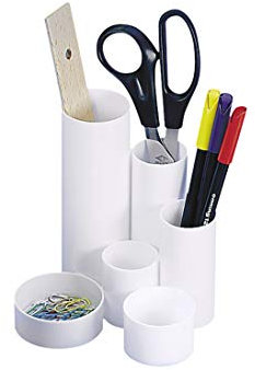 Wedo 245257200 JUNIOR Butler (aus hochwertigem Polystyrol, 6 Röhren) weiß