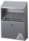 Durable Wandascher Metall mit Überdach, 4 Liter, silber, 333423