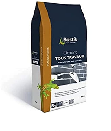 Ciment Blanc Tous Travaux 25 kg Bostik
