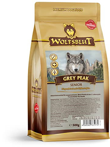 Wolfsblut - Grey Peak Senior - 500 g - Ziege - Trockenfutter - Hundefutter - Getreidefrei