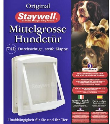 Karlie STAYWELL 740, Hundetür - Weiß, Mittelgroß