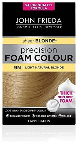 John Frieda Precision Foam Color Permanente Haarfarbe Nummer 9N Hell-Naturblond