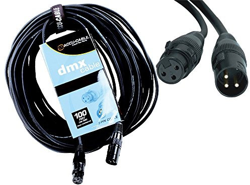 Accu Cable AC-DMX3/30 Câble 3-pin XLR mâle/3-pin XLR Femelle DMX 30 m