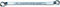 STAHLWILLE 41613840 Doppelringschlüssel, 11/16 x 3/4