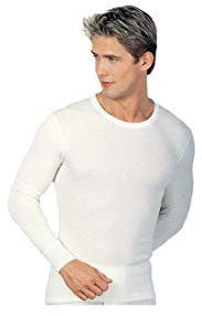 Medima Classic Herren-Hemd 1/1 Arm 40% Angora, weiß - Größe XL