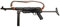 Denix deutsche MP 40 Schmeisser mit Gurt zerlegbare Metal Deko-Waffe, Unisex