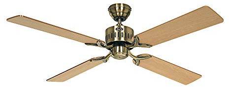 Deckenventilator, TELESTO MA Flügel Buche/Eiche antik ohne St.