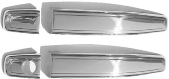 OMAC Türgriff Blende Chrom kompatibel mit Opel Astra H 2004-2010 2-Tür Edelstahl 4x
