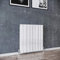 ELEGANT 600 x 600 mm Horizontal Radiator White Double Designer Radiator Flat Panel Bathroom Heater
