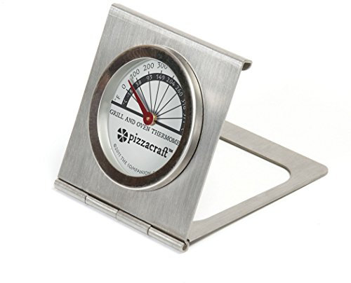 Pizzacraft Ofen- und Grillthermometer, 1.4 x 12.29 x 20.32 cm, silber, PC0409
