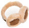Oakgrain - Cache-oreilles en véritable peau de mouton - Marron - Taille Unique