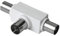 Hama Distributore Antenna 1 Femmina/2 Maschio, Bianco