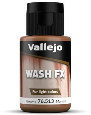 Vallejo 35 ml, Wash-Farbe für Modellbau braun