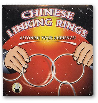 Chinese Linking Rings (5 inch) by Vincenzo DiFatta - Tricks by Vincenzo Di Fatta (V)