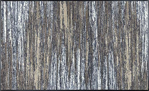 wash+dry Fußmatte, Scratchy beige 75x120 cm, innen und außen, waschbar