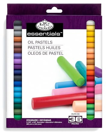 Royal & Langnickel Small Oil Pastels - Assorted Colours (Pack of 36)