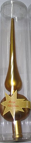 Christbaumspitze 28 cm (Gold-matt)