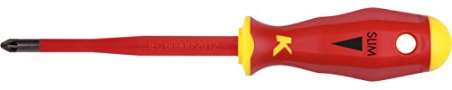 Klauke Tournevis VDE kl130pm 1islim Z1 X 100 Tournevis cruciforme 4012078856393