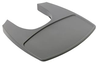 Tablette Leander - Pour chaise haute - Grise