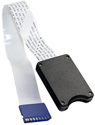Jser Standard SD-SDHC-Speicherkartensatz Stecker auf SD-Buchse Verlängerung, weiches, flaches FPC-Verlängerungskabel, 25 cm