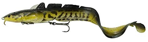 Savage Gear 3D Burbot Gummifisch Quappe fertig montiert!
