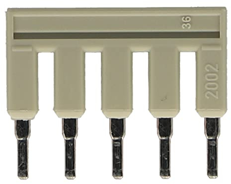 Wago Kammbrücker 5-fach, 2002-405