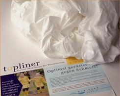 Strickerchemie SCHUTZBEZUG FÜR WASSERBETTEN 200 X 220 cm TOPLINER FÜR WASSERKERNE Auflage FÜR MATRATZEN